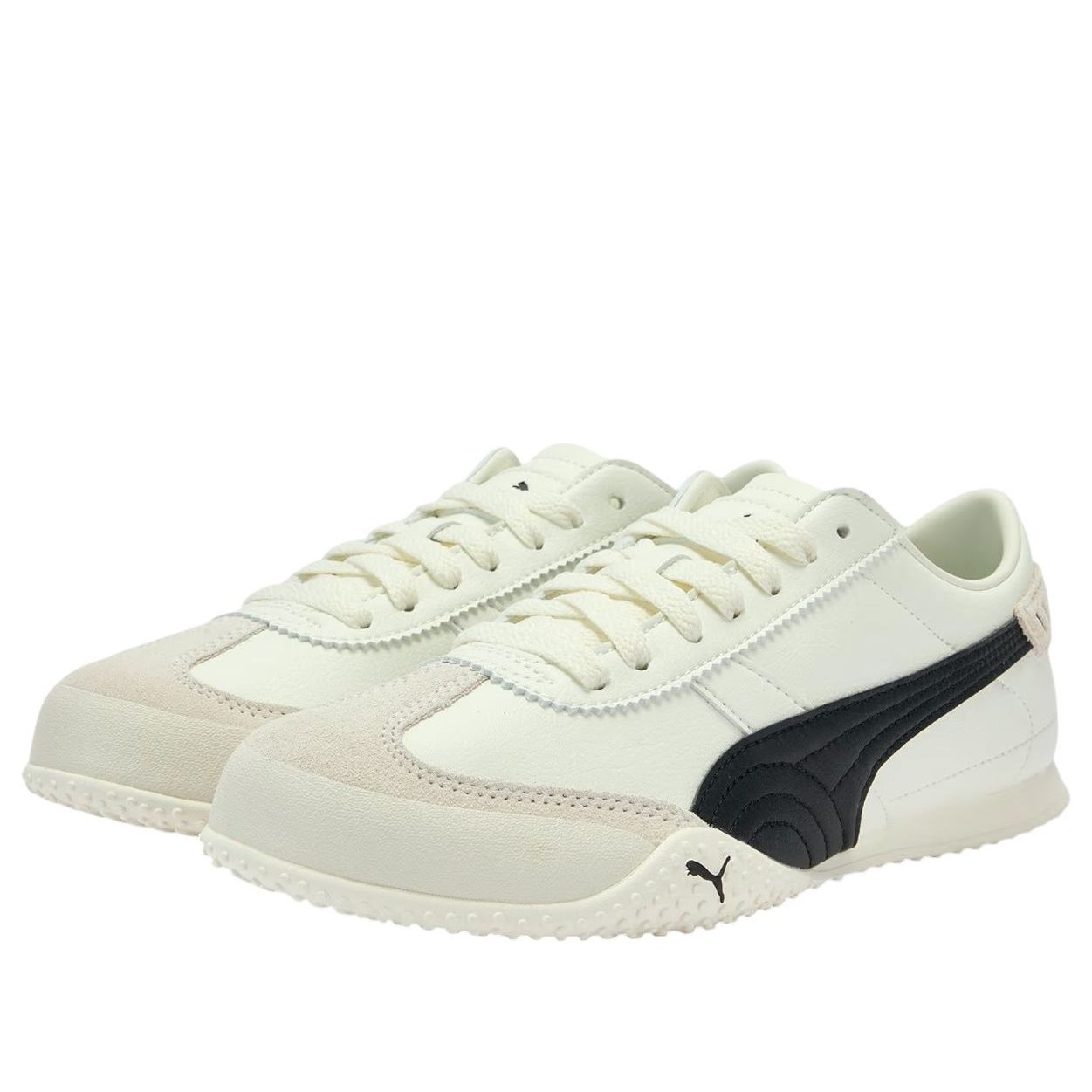 (WMNS) PUMA Bella UT LEA 'Warm White Black' 405256-01