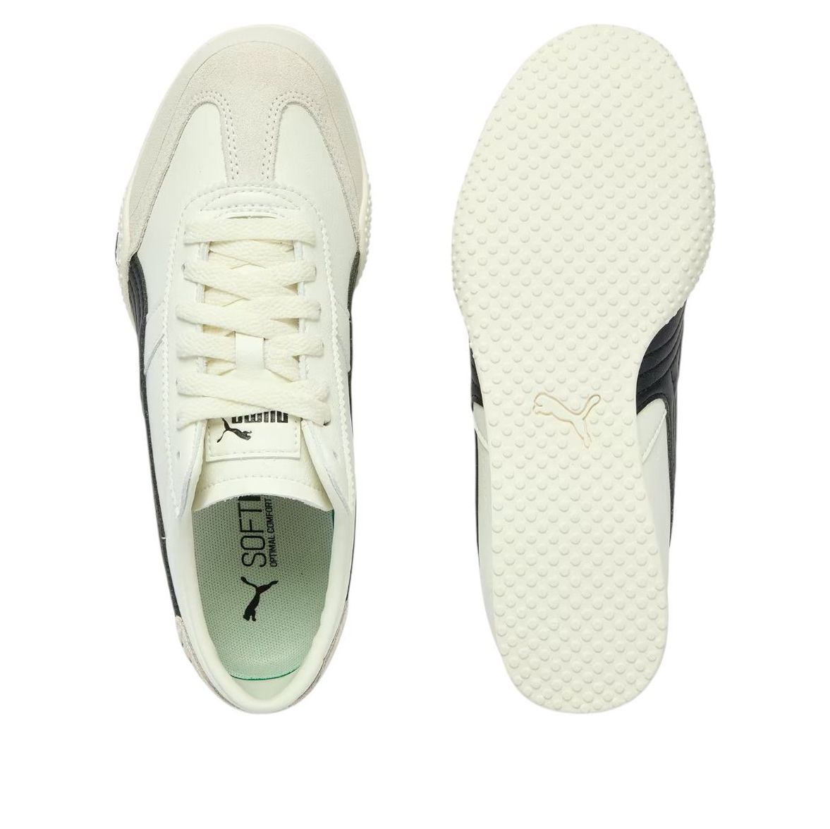 (WMNS) PUMA Bella UT LEA 'Warm White Black' 405256-01