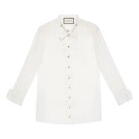 Gucci Silk Button Down Shirt 'White' 407578-ZGS03-9011