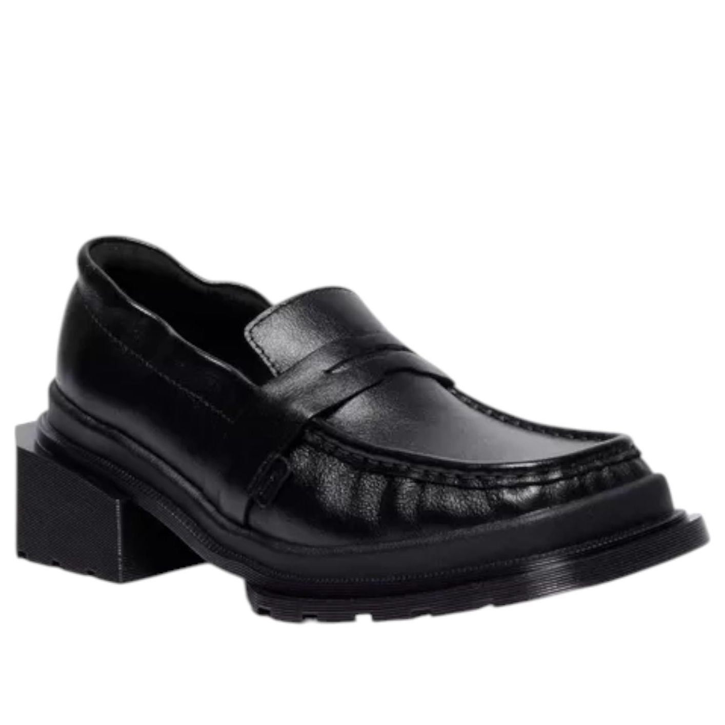 (WMNS) Dr. Martens Maybole Square Toe Loafer 'Black' 42063001