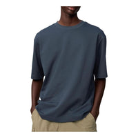 UNIQLO U AIRism Cotton Half Sleeve Oversized T-Shirt 'Navy' 484363-69