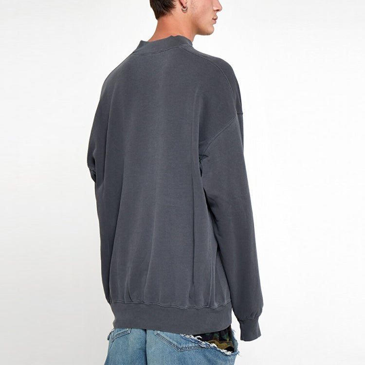 Balenciaga 'This Is Not The New Balenciaga Logo' Sweater 'Dark Grey' 652981TKVE41069