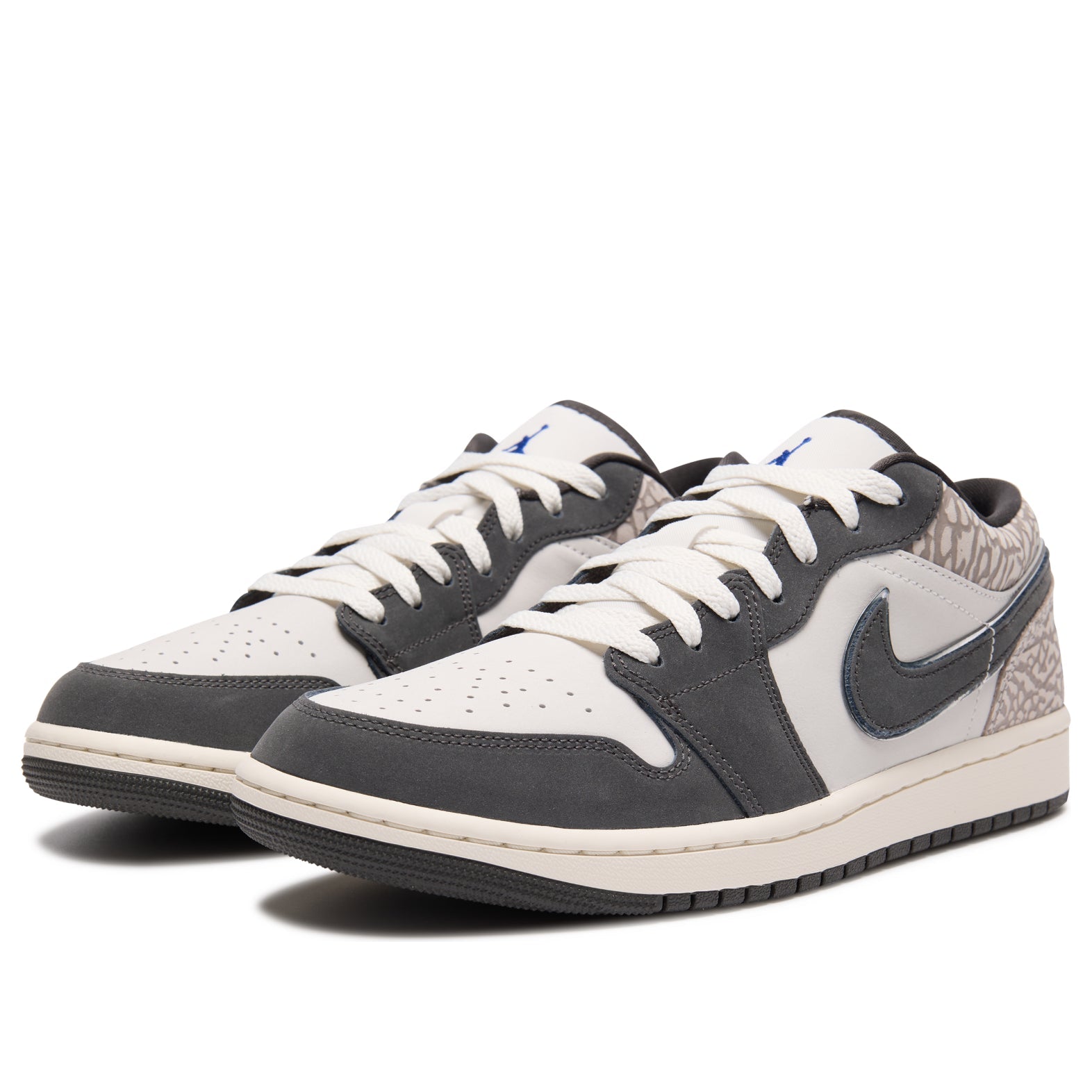 Air Jordan 1 Low SE 'Sail Deep Pewter Elephant Print' IU2268-100