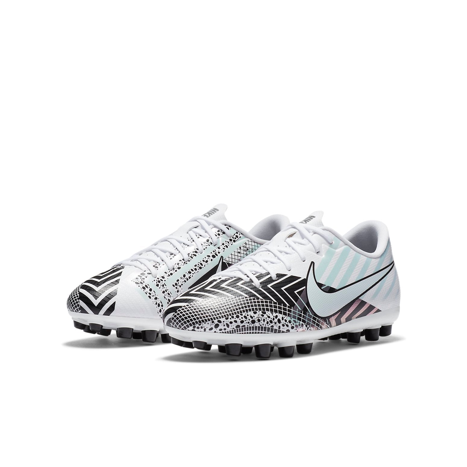 (GS) Nike JR Vapor 13 Academy MDS AG Soccer Shoes K White CK0130-110