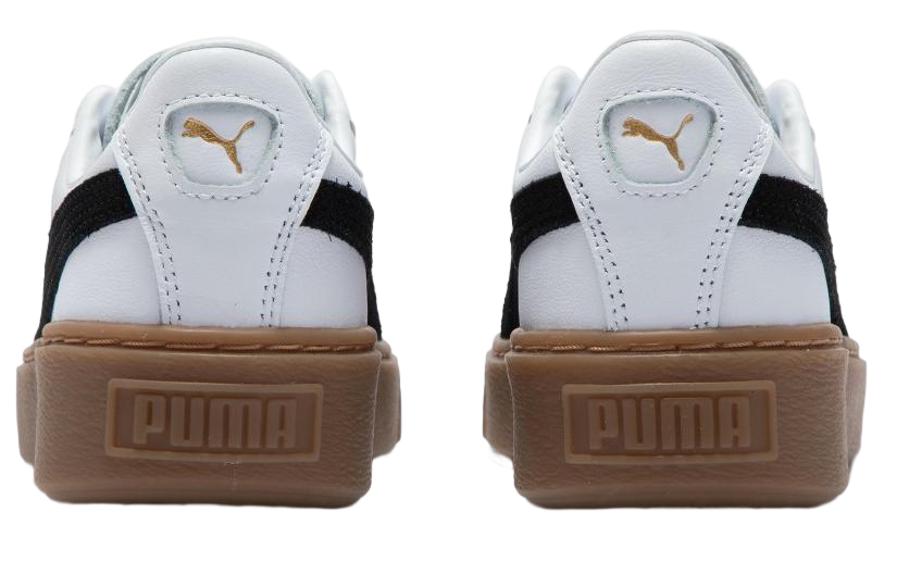 (WMNS) PUMA Basket Platform L 'White' 394369-01