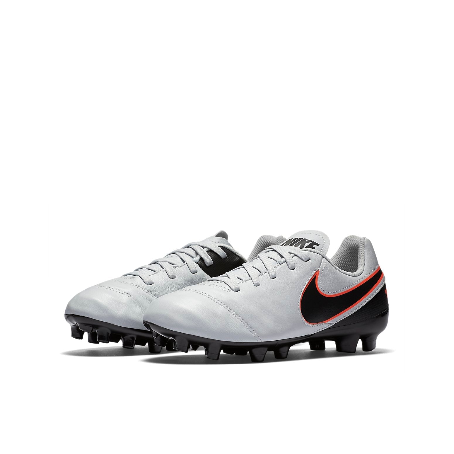 (GS) Nike Tiempo Legend VI FG 'Grey Black Orange' 819186-001