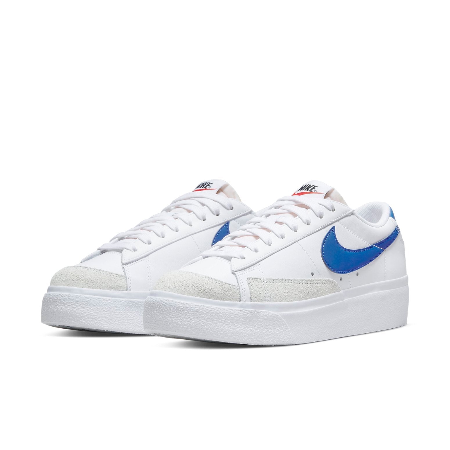 (WMNS) Nike Blazer Low Platform 'White Game Royal' DJ0292-107
