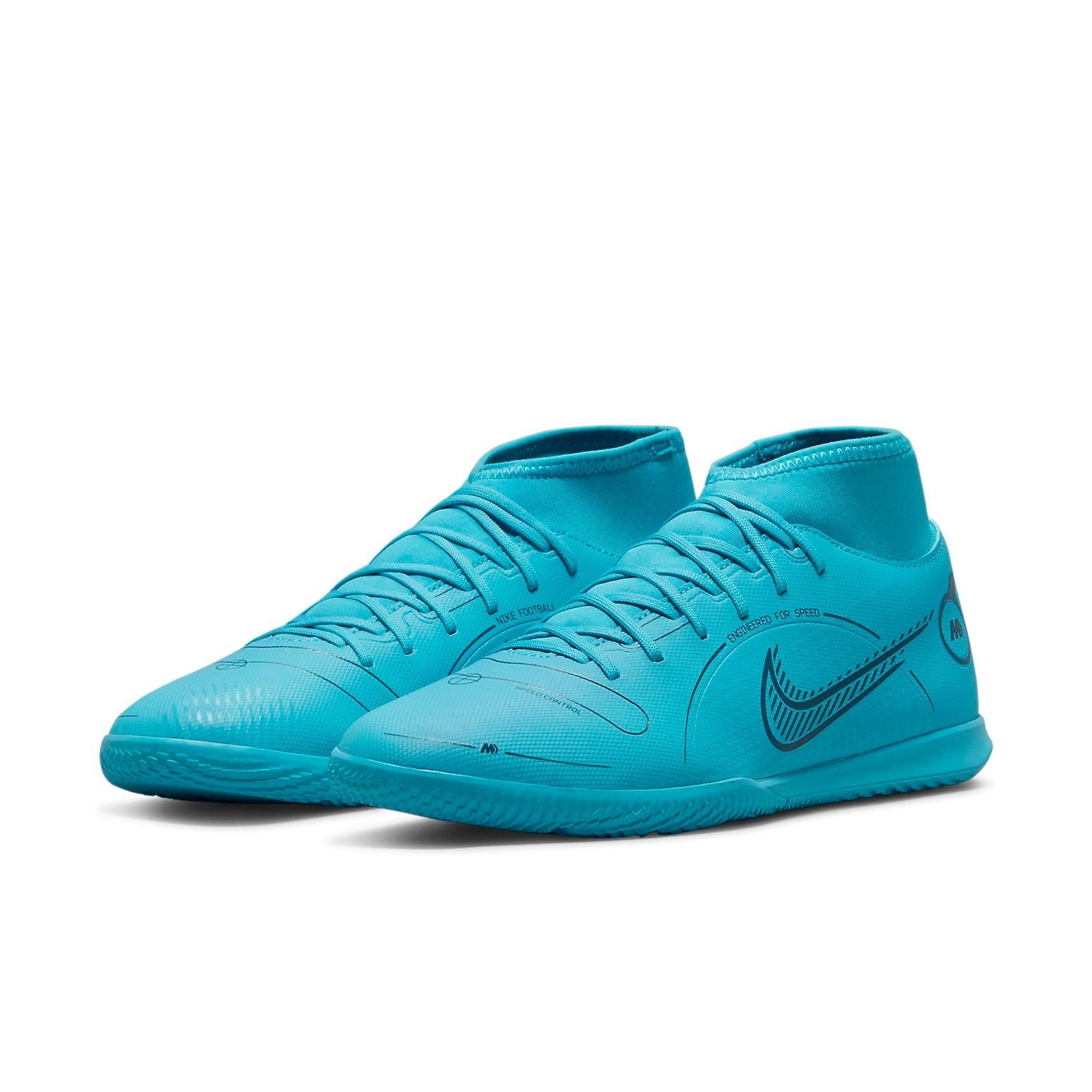 Nike Mercurial Superfly 8 Club IC 'Chlorine Blue' DJ2907-484