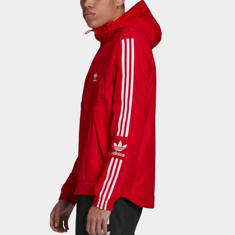 adidas originals Lock Up WB Cardigan Casual Sports Hooded Jacket Pink Red Fluorescence FM3816