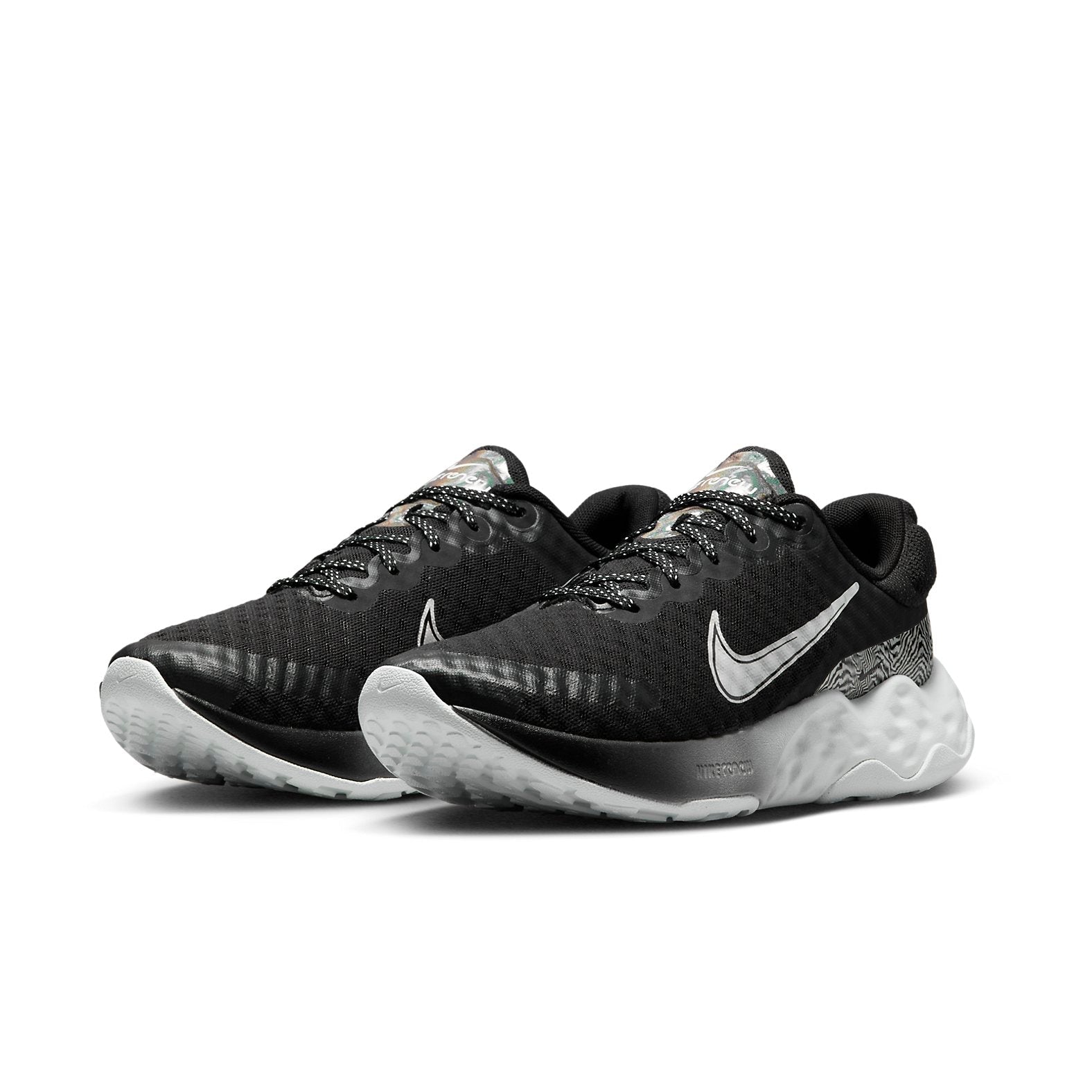(WMNS) Nike Renew Ride 3 Premium 'Black Zebra' DR9833-001