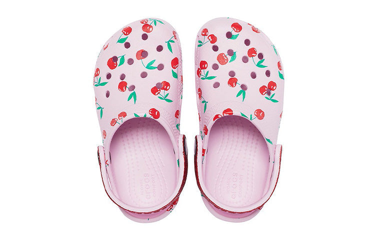 (PS) Crocs Classic clog Fruit Printing Stylish Sports Pink Sandals 207150-6GD