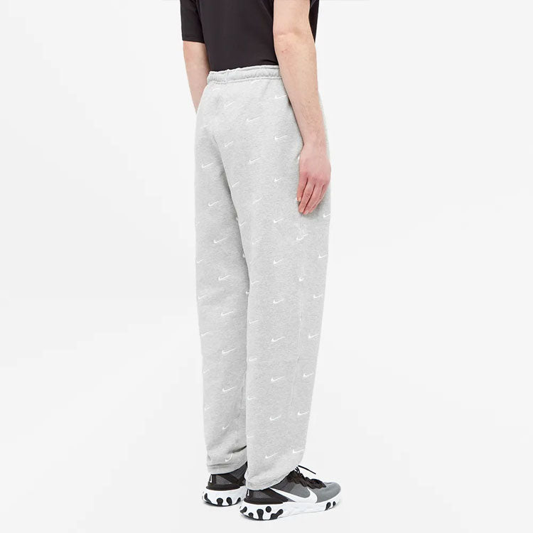 Men's Nike NRG Swoosh Logo Printing Casual Sports Pants/Trousers/Joggers Gray CJ8905-050