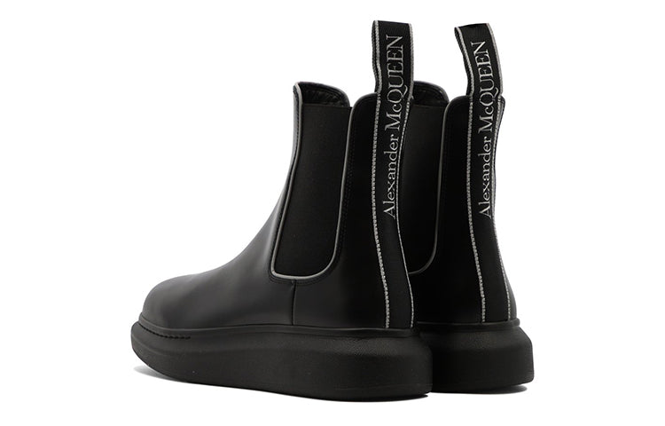 Alexander McQueen Leather Chelsea Boots 'Core Black' 682486WIB511081