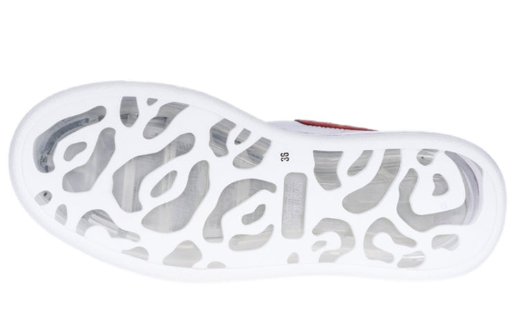 (WMNS) Alexander McQueen Oversized Sneaker in Optic 'White Lust Red' 650796WHZ4V9676