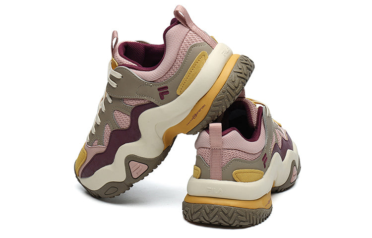(WMNS) FILA FUSION Sdud Sneakers 'Pink Beige' T12W219201FMS