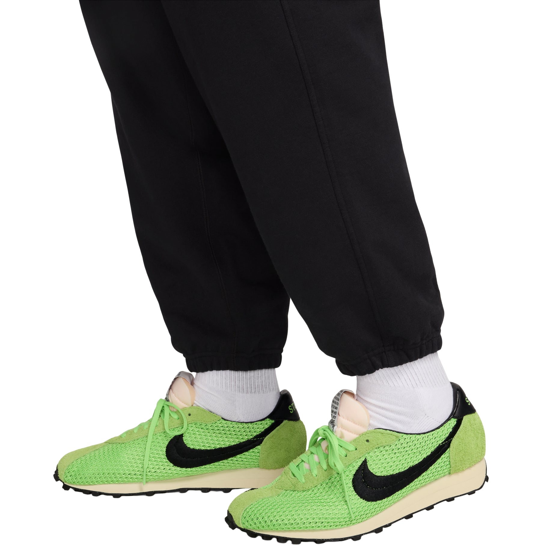 Nike x Stussy Stone Washed Fleece Sweatpants Asia Sizing 'Black' FN5236-010