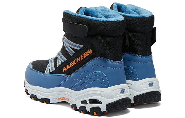 (GS) Skechers Winter Comfy Boots 'Blue Black' 660092L-BKLB