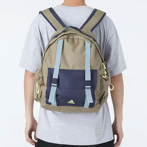 adidas Cxplr BP Athleisure Casual Sports Backpack Unisex Khaki HA5679