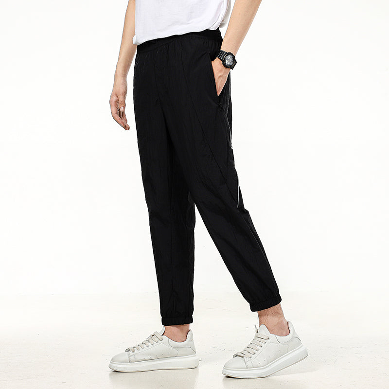 adidas Athleisure Casual Sports Breathable Running Long Pants Black H39252