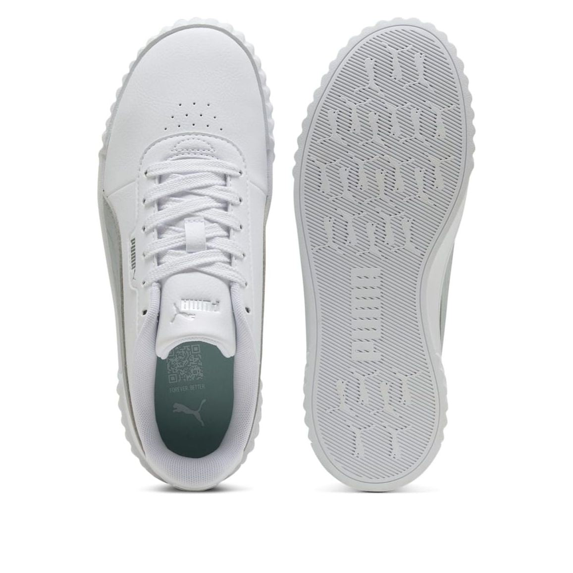 (WMNS) PUMA Carina 3.0 Aqua Metallics 'White Silver' 400722-01