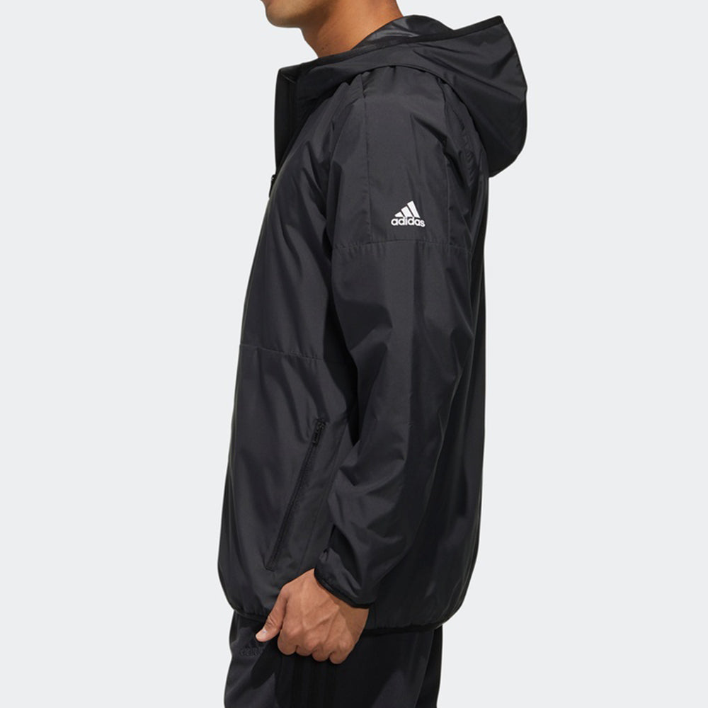adidas Windbreaker Hooded Jacket 'Navy Blue' FM5345
