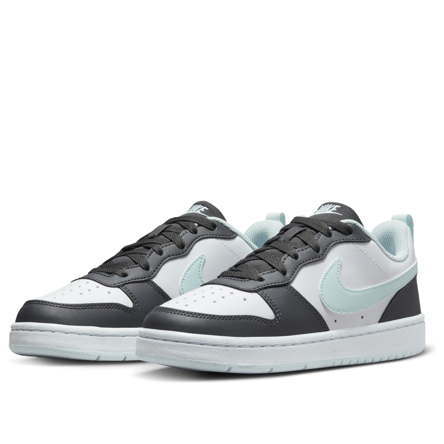 (GS) Nike Court Borough Low Recraft 'White Black Mint' HQ3258-060