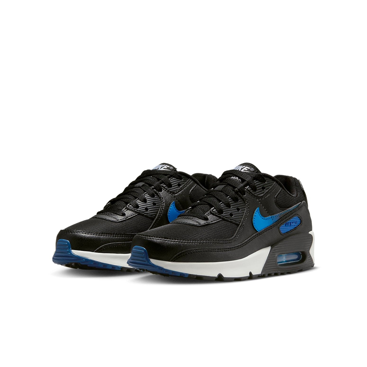 (GS) Nike Air Max 90 'Black Photo Blue' FZ4355-001