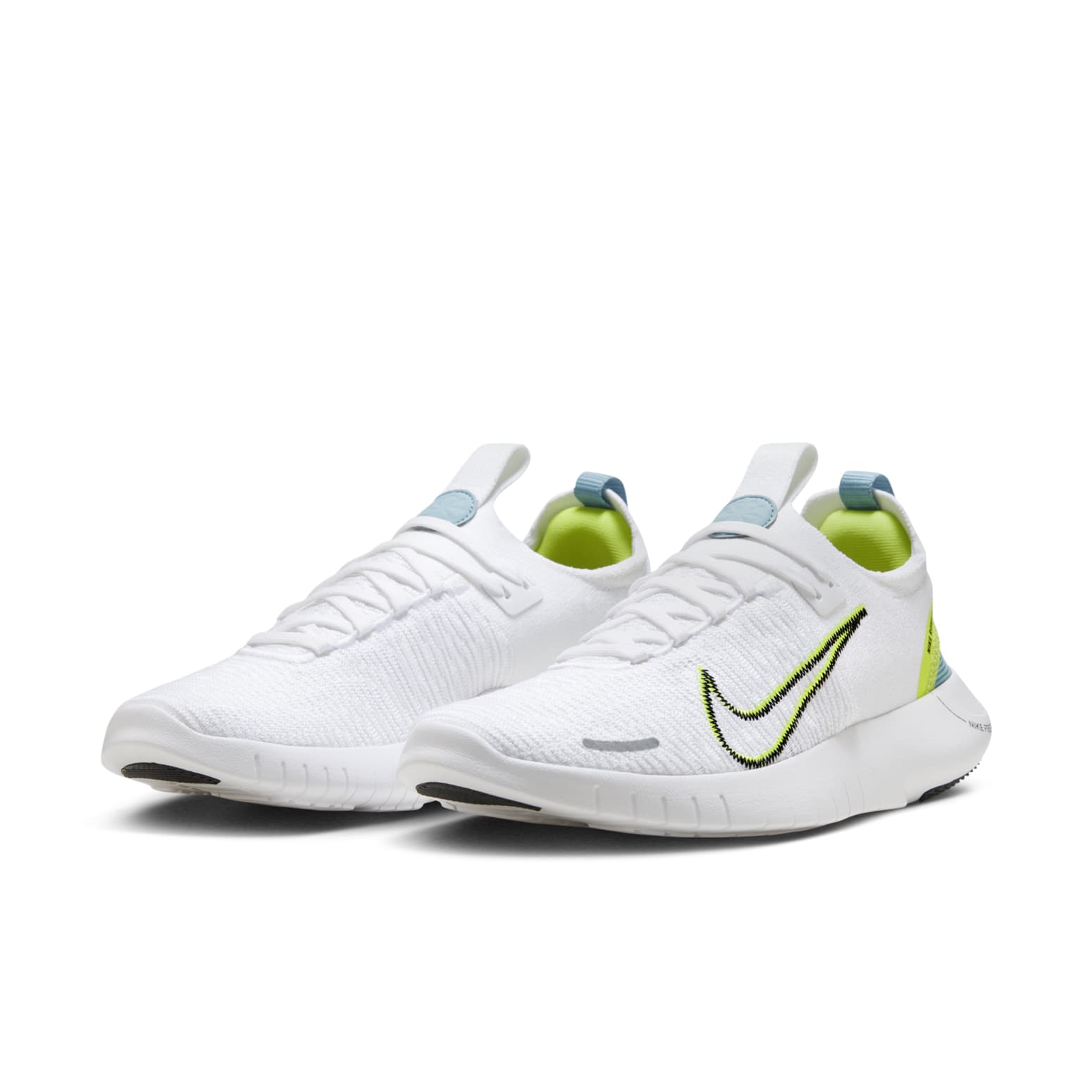 (WMNS) Nike Free RN Next Nature 'White Denim Turquoise Volt' DX6482-101