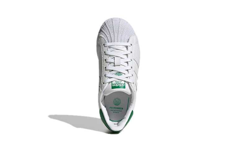 (PS) adidas originals Superstar 'White Green' FW0822