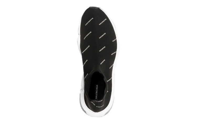 Balenciaga Speed 2.0 Sneakers 'Black Logo Print' 530360W06501006