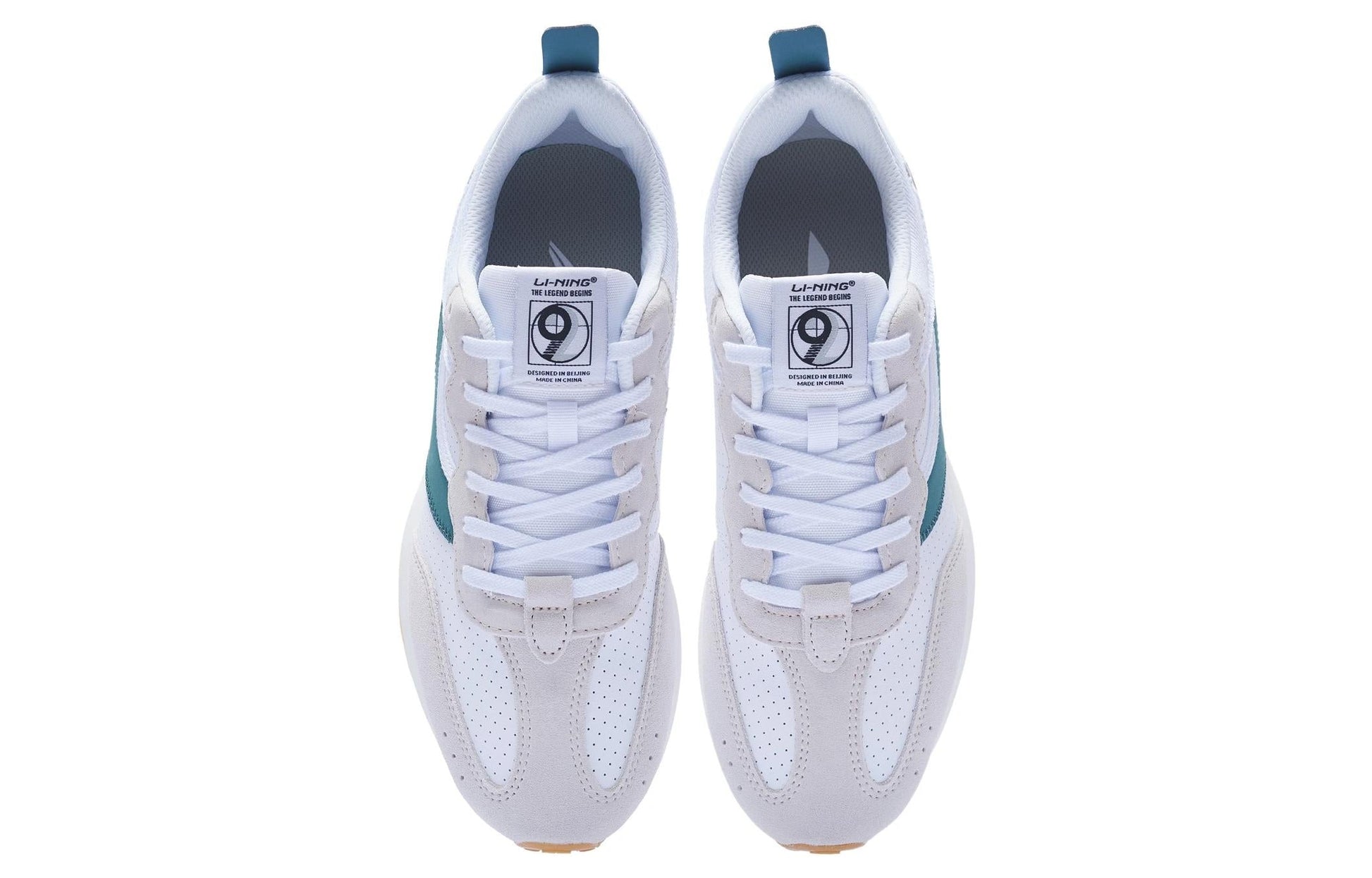 Li-Ning Cosmos Classic Shoes 'White Teal' AGCT047-1
