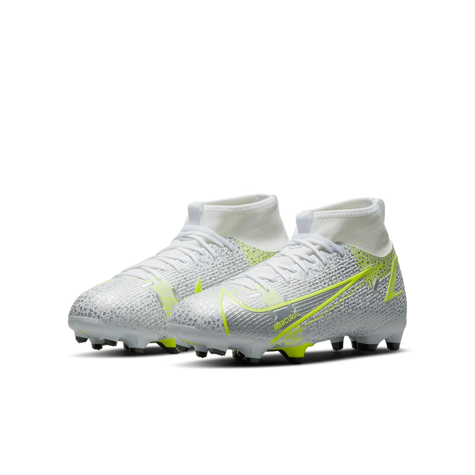 (GS) Nike Mercurial Superfly 8 Academy MG 'Metallic Silver Volt' CV1127-107