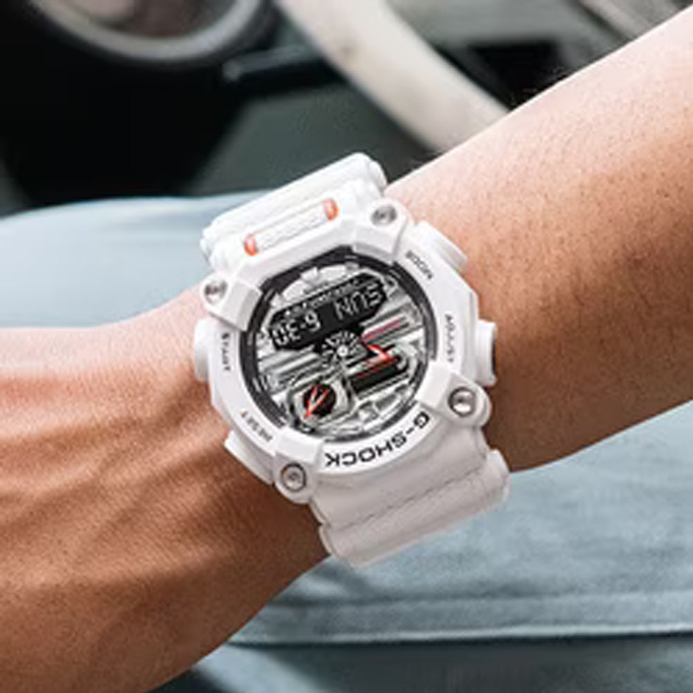 CASIO G-Shock Analog-Digital 'White' GA-900AS-7AJF