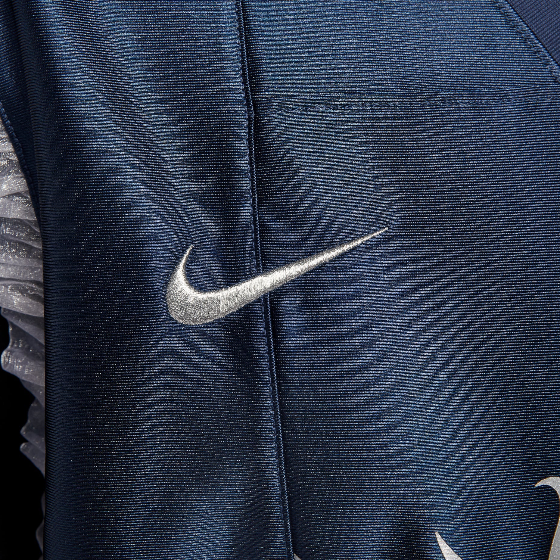 (WMNS) Nike Short Patterned Knit Jersey Relaxed Fit 'Midnight Blue' II1939-410
