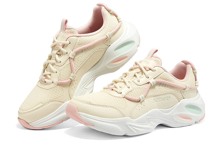 (WMNS) Skechers Stamina Airy 'Off White Pink' 896078-OFPK