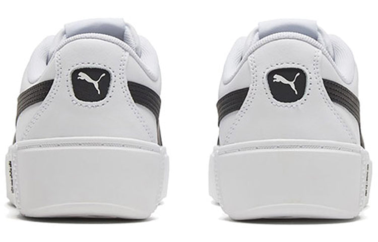 (WMNS) PUMA Smash Platform V2 L 'White Black' 373035-02