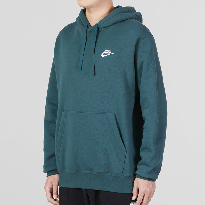 Nike knitted hooded pullover sports casual sweatshirt 'Green' BV2655-309