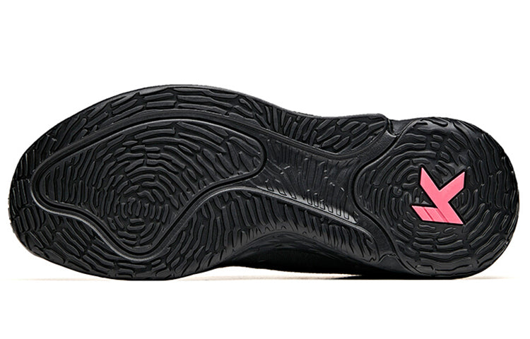 (WMNS) ANTA Basketball Series Sneakers Canvas 'Black Pink' 122021804S-1