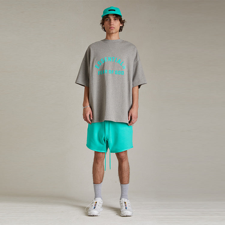 Fear of God Essentials SS24 Crewneck T-Shirt 'Dark Heather Oatmeal' 125SP242003F