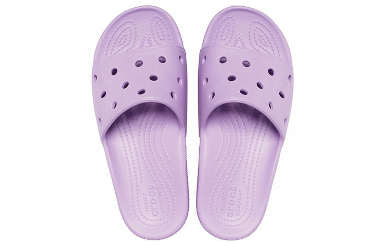 Crocs Classic Soft Sole Cozy Sports Slippers Unisex Purple 206121-5PR