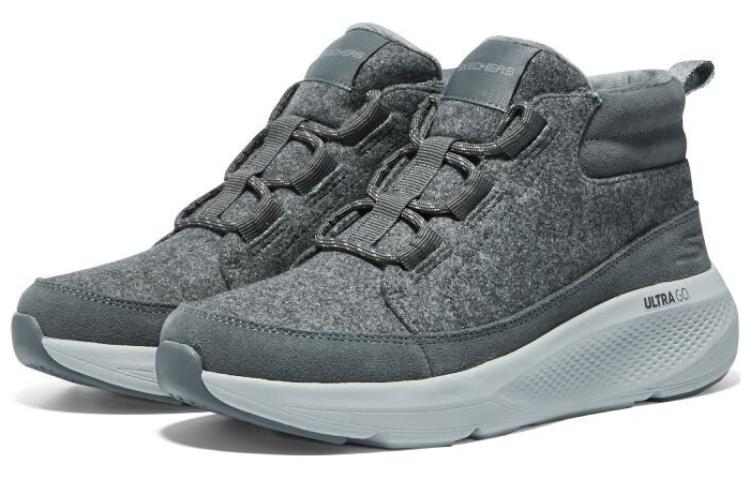 (WMNS) Skechers Ultra Go Shoes 'Grey' 144532-CHAR