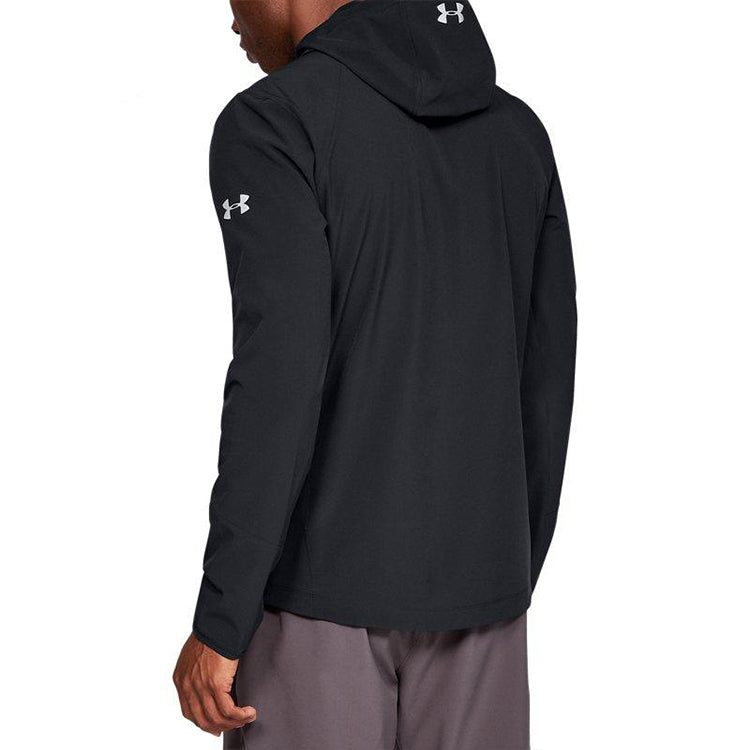 Men's Under Armour Outrun The Storm Casual Sports Jacket Black 1318013-001
