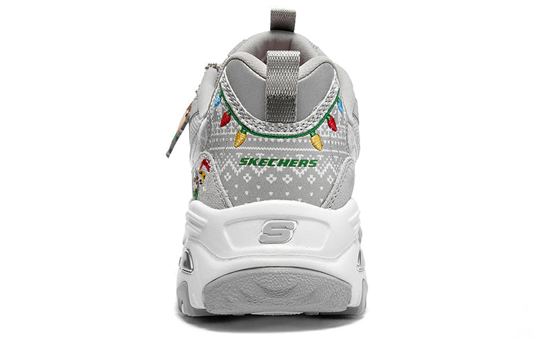 (WMNS) Skechers D'Lites 1.0 'Christmas Edition - Grey Multicolor' 150037-GYMT