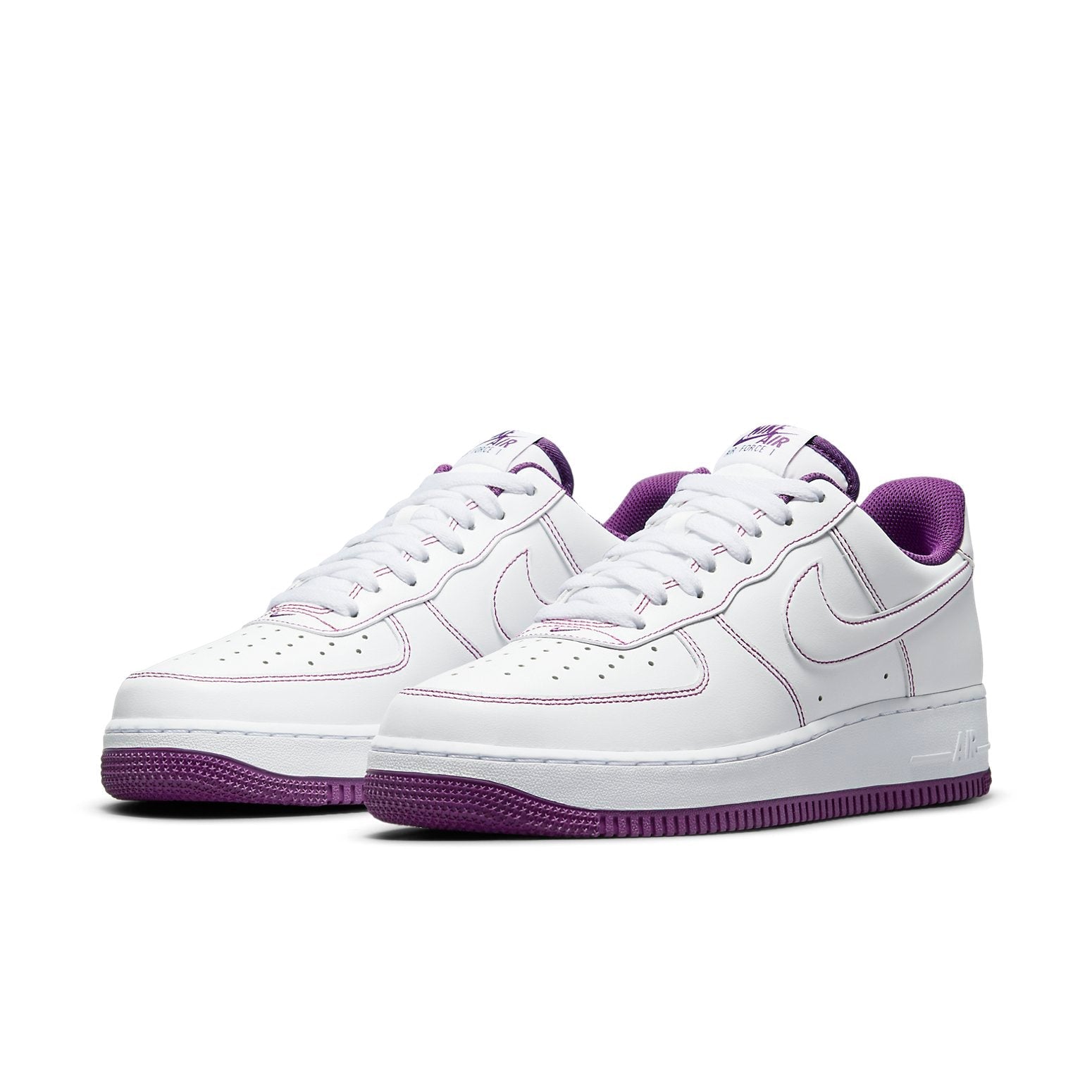 Nike Air Force 1 '07 'Contrast Stitch - White Viotech' CV1724-105