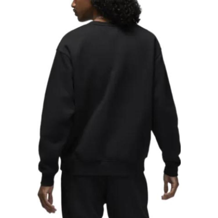 Air Jordan Solid Color Pullover Hoodie Men's Black DQ7521-010