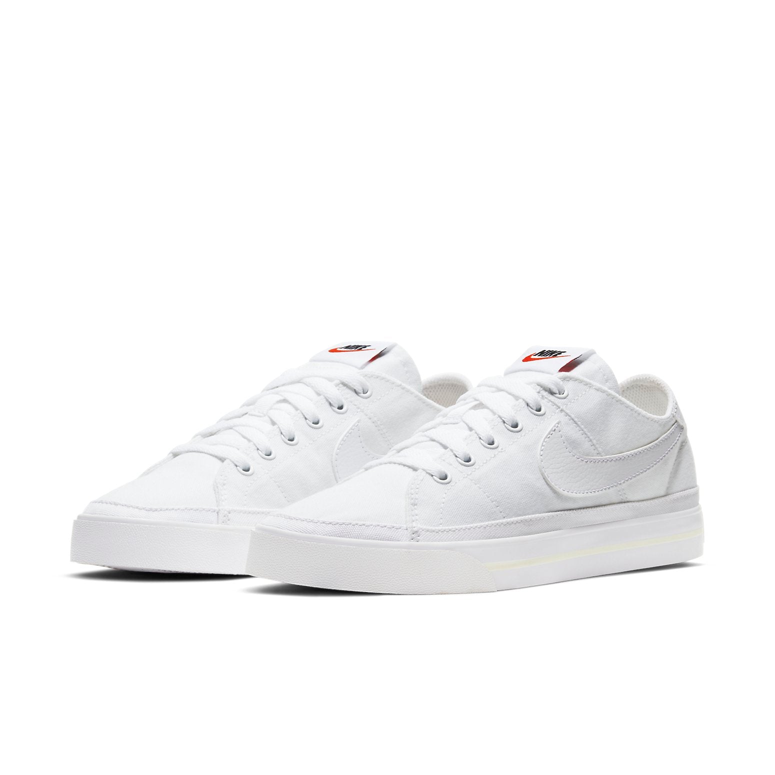 (WMNS) Nike Court Legacy Canvas 'Triple White' CZ0294-100