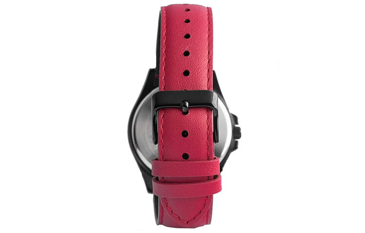 CASIO Analog 'Red' MTP-E350BL-1BV