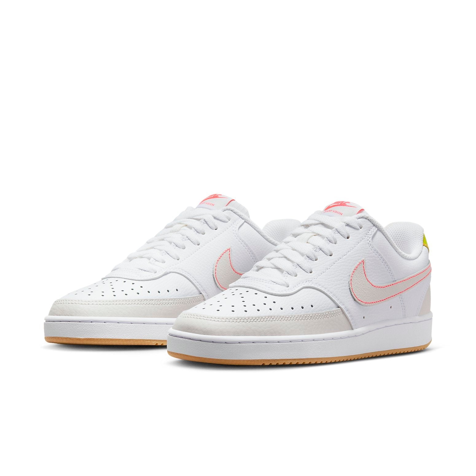 (WMNS) Nike Court Vision 1 Low 'White Pink' FJ4569-100