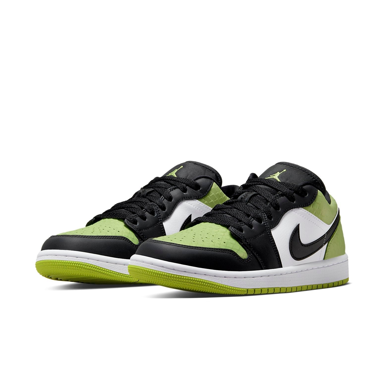 (WMNS) Air Jordan 1 Low SE 'Vivid Green Snakeskin' DX4446-301