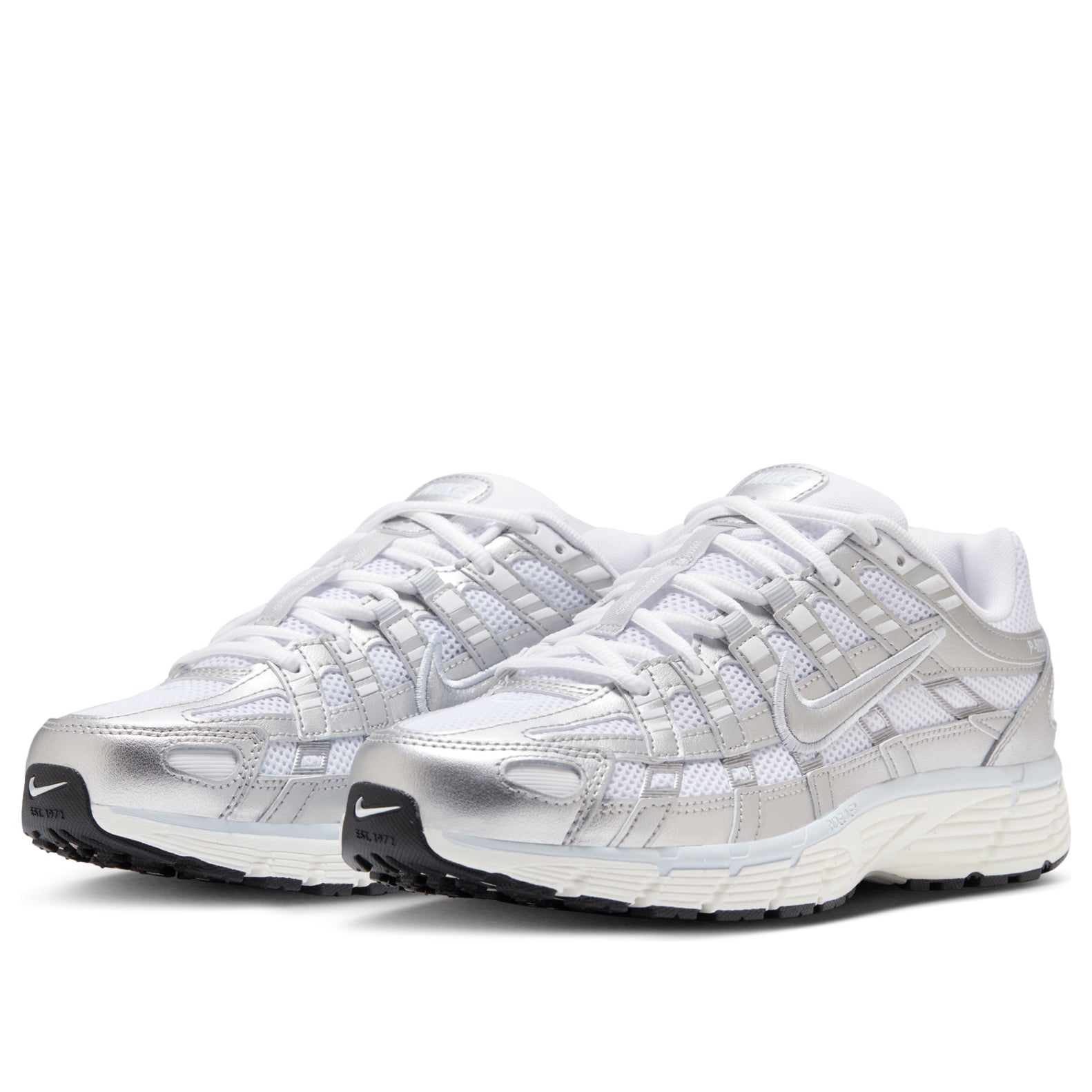 (WMNS) Nike P-6000 'Silver White Beige' BV1021-106